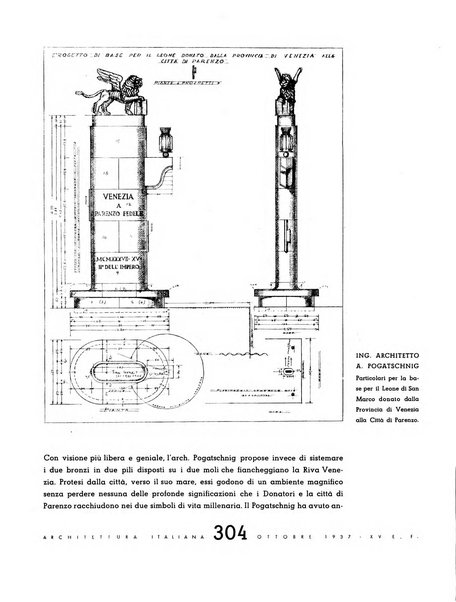 L'architettura italiana periodico mensile di costruzione e di architettura pratica