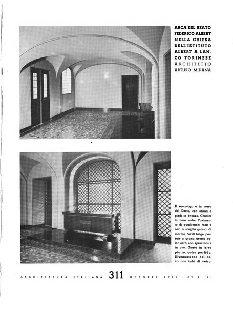 L'architettura italiana periodico mensile di costruzione e di architettura pratica