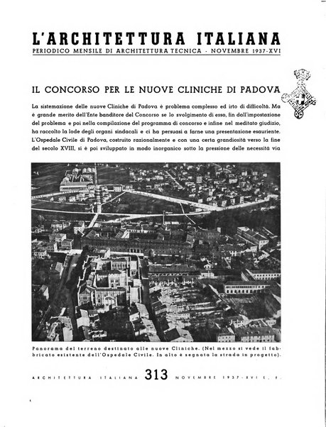 L'architettura italiana periodico mensile di costruzione e di architettura pratica