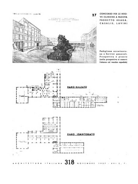 L'architettura italiana periodico mensile di costruzione e di architettura pratica