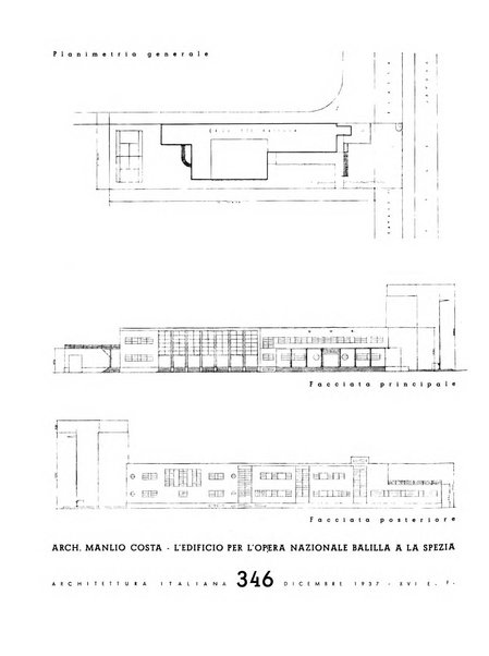 L'architettura italiana periodico mensile di costruzione e di architettura pratica