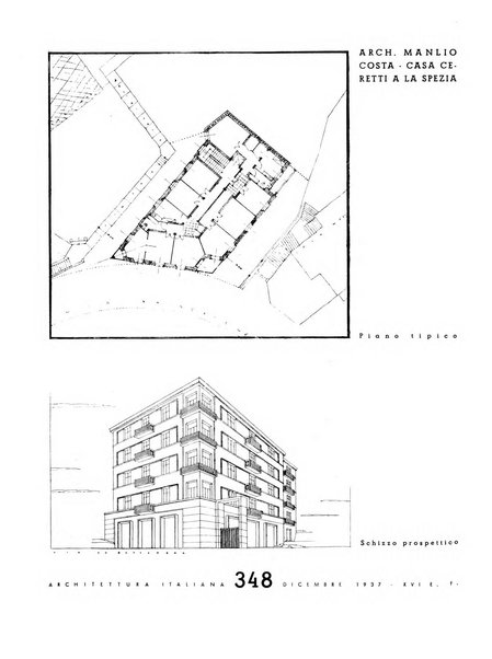 L'architettura italiana periodico mensile di costruzione e di architettura pratica