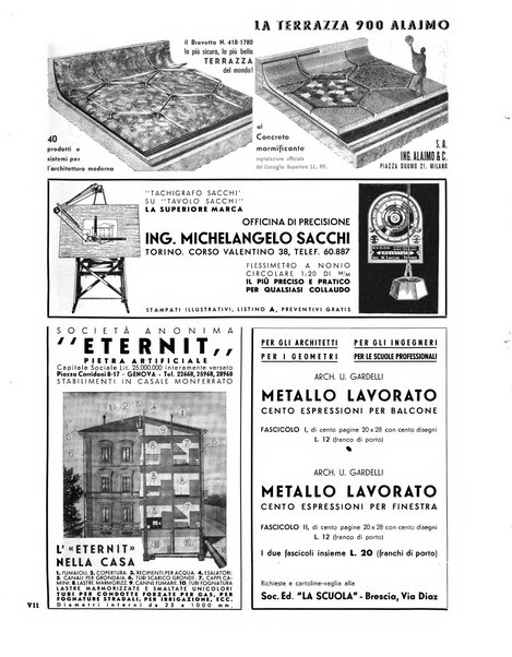 L'architettura italiana periodico mensile di costruzione e di architettura pratica