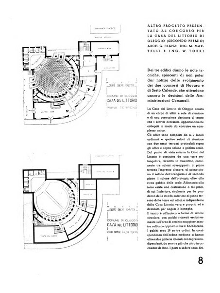 L'architettura italiana periodico mensile di costruzione e di architettura pratica