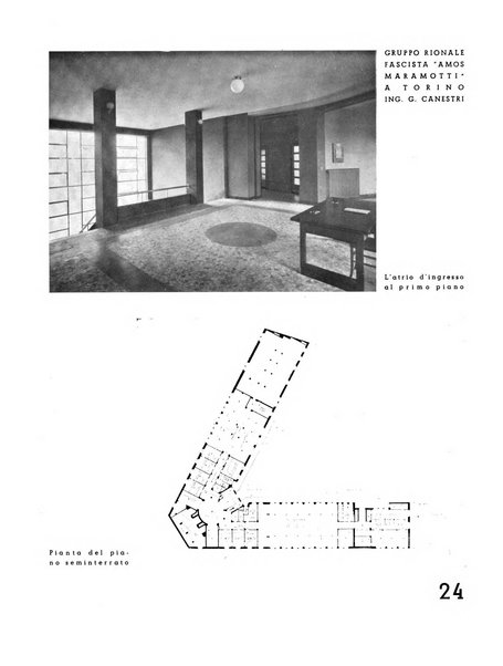 L'architettura italiana periodico mensile di costruzione e di architettura pratica