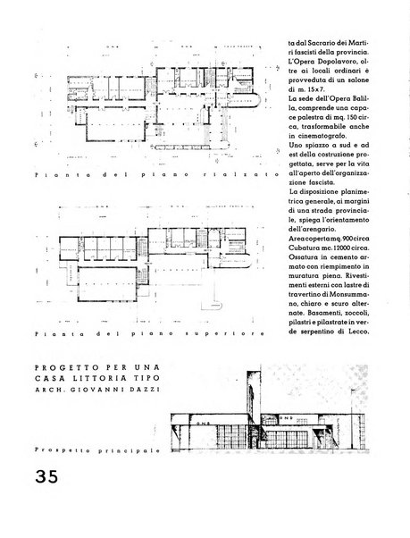 L'architettura italiana periodico mensile di costruzione e di architettura pratica