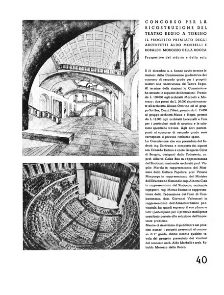 L'architettura italiana periodico mensile di costruzione e di architettura pratica