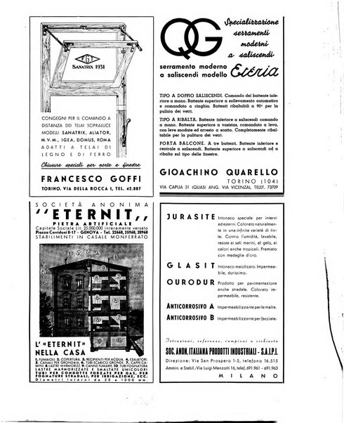 L'architettura italiana periodico mensile di costruzione e di architettura pratica