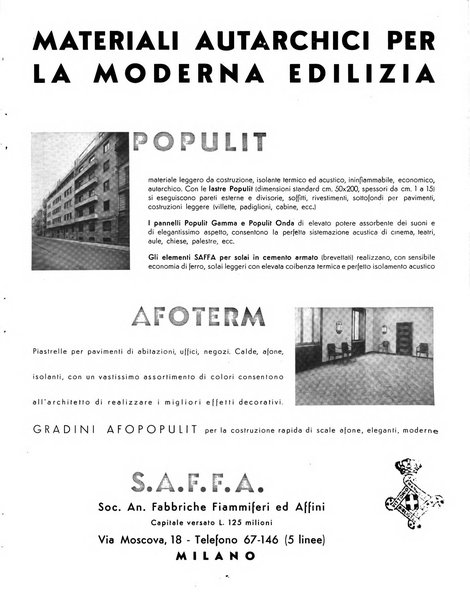 L'architettura italiana periodico mensile di costruzione e di architettura pratica