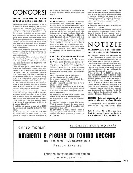 L'architettura italiana periodico mensile di costruzione e di architettura pratica