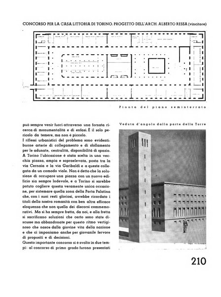 L'architettura italiana periodico mensile di costruzione e di architettura pratica