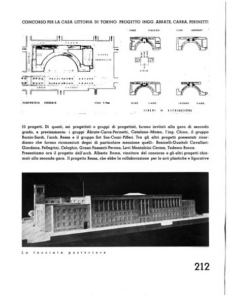 L'architettura italiana periodico mensile di costruzione e di architettura pratica