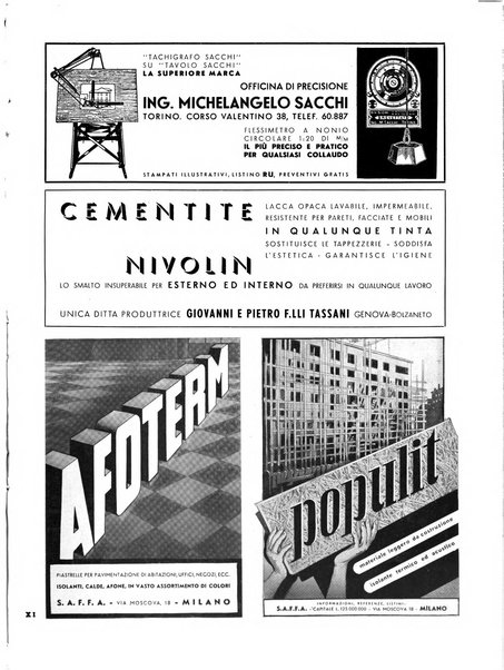 L'architettura italiana periodico mensile di costruzione e di architettura pratica