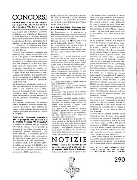 L'architettura italiana periodico mensile di costruzione e di architettura pratica