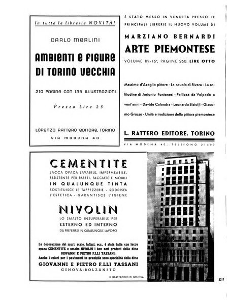 L'architettura italiana periodico mensile di costruzione e di architettura pratica