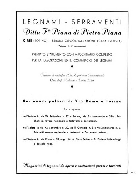 L'architettura italiana periodico mensile di costruzione e di architettura pratica