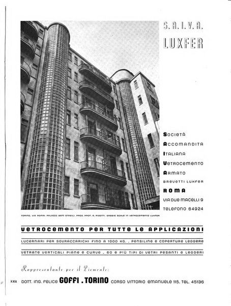 L'architettura italiana periodico mensile di costruzione e di architettura pratica