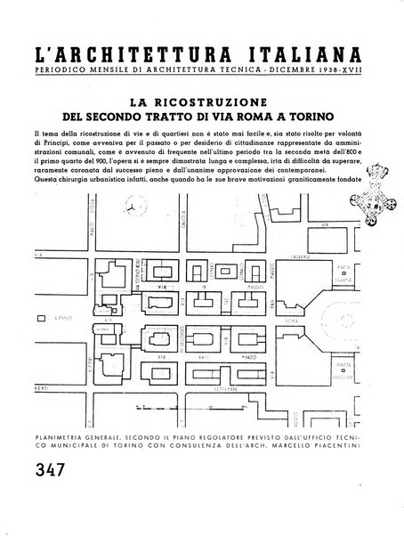 L'architettura italiana periodico mensile di costruzione e di architettura pratica