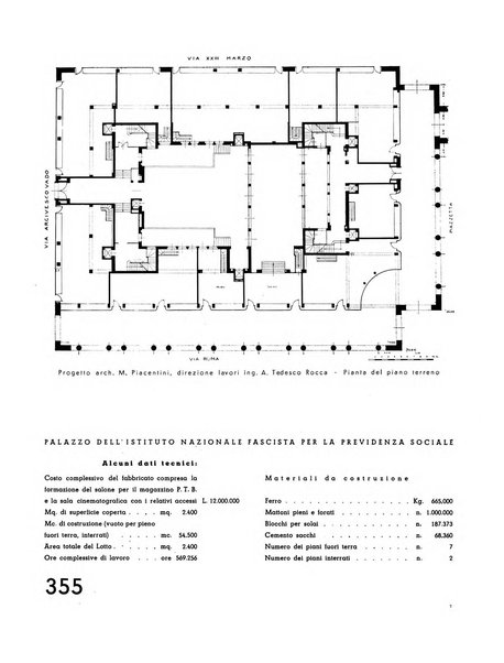 L'architettura italiana periodico mensile di costruzione e di architettura pratica