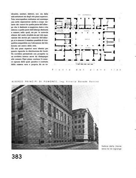 L'architettura italiana periodico mensile di costruzione e di architettura pratica