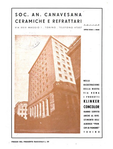 L'architettura italiana periodico mensile di costruzione e di architettura pratica