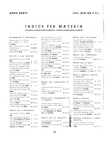 L'architettura italiana periodico mensile di costruzione e di architettura pratica