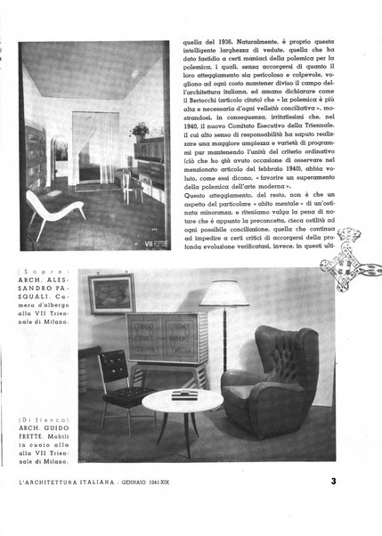 L'architettura italiana periodico mensile di costruzione e di architettura pratica