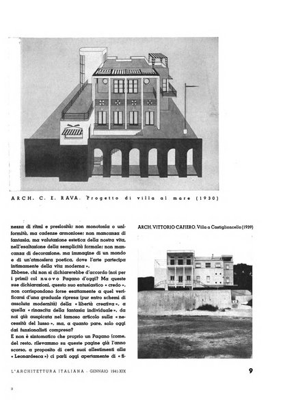 L'architettura italiana periodico mensile di costruzione e di architettura pratica