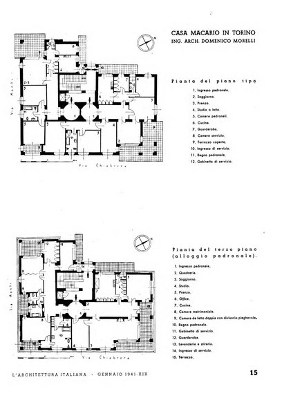 L'architettura italiana periodico mensile di costruzione e di architettura pratica