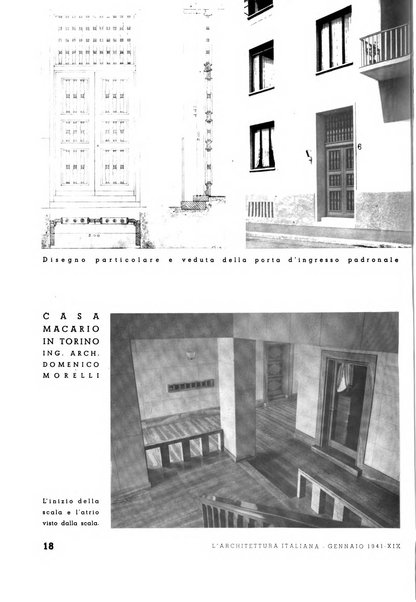 L'architettura italiana periodico mensile di costruzione e di architettura pratica