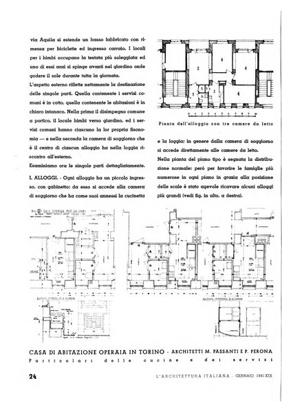 L'architettura italiana periodico mensile di costruzione e di architettura pratica