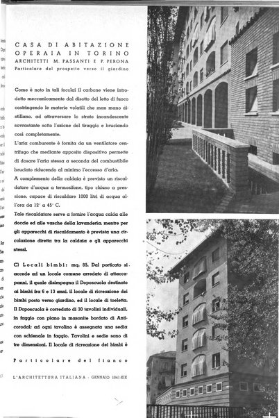 L'architettura italiana periodico mensile di costruzione e di architettura pratica