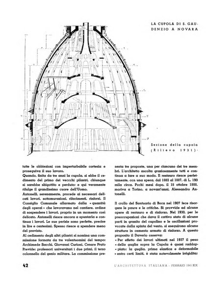 L'architettura italiana periodico mensile di costruzione e di architettura pratica