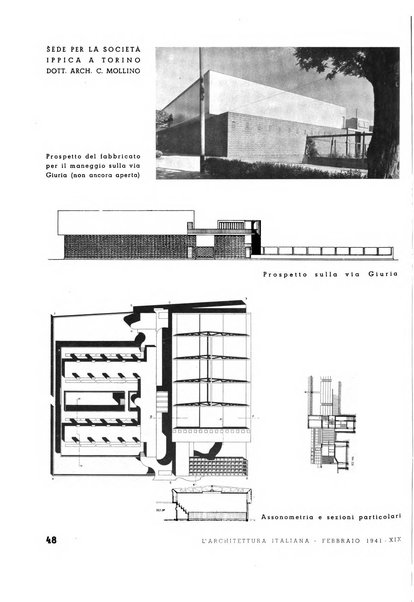 L'architettura italiana periodico mensile di costruzione e di architettura pratica