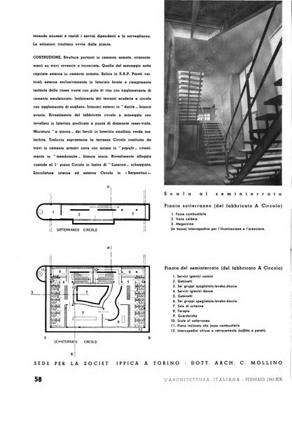 L'architettura italiana periodico mensile di costruzione e di architettura pratica