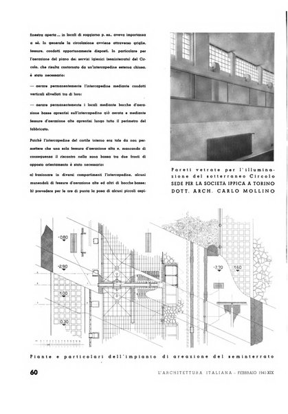 L'architettura italiana periodico mensile di costruzione e di architettura pratica