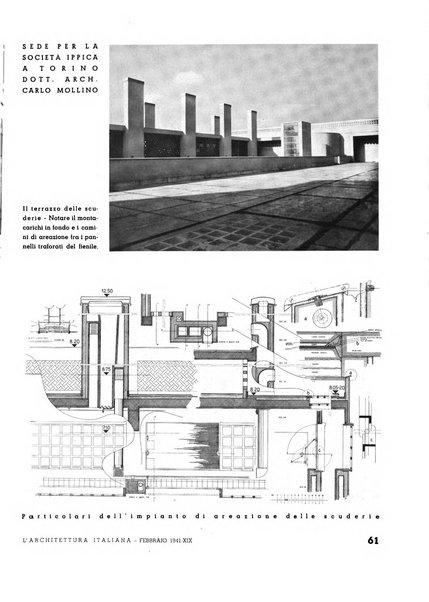 L'architettura italiana periodico mensile di costruzione e di architettura pratica