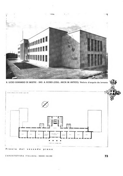 L'architettura italiana periodico mensile di costruzione e di architettura pratica