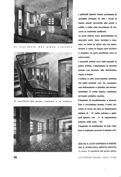 L'architettura italiana periodico mensile di costruzione e di architettura pratica