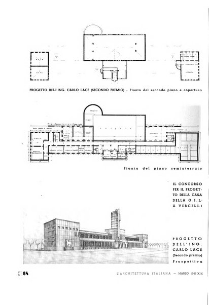 L'architettura italiana periodico mensile di costruzione e di architettura pratica