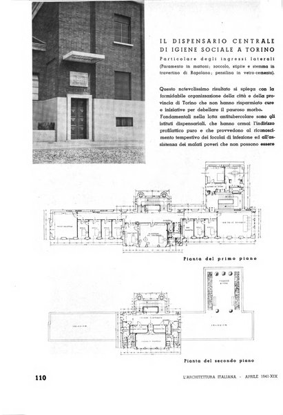 L'architettura italiana periodico mensile di costruzione e di architettura pratica