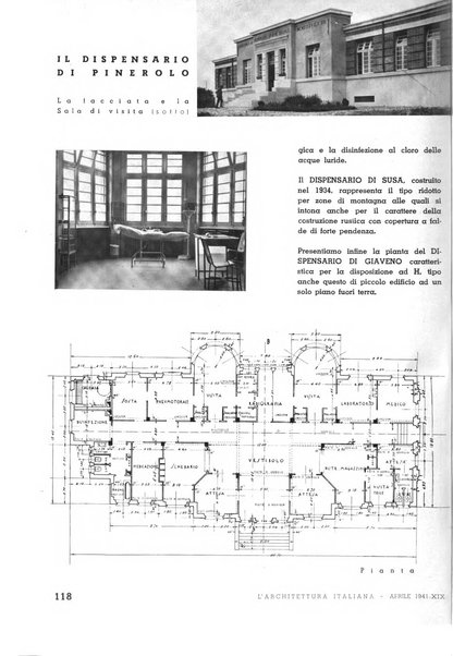 L'architettura italiana periodico mensile di costruzione e di architettura pratica