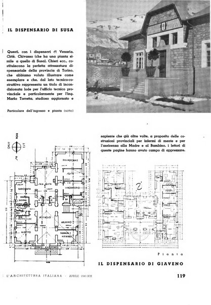 L'architettura italiana periodico mensile di costruzione e di architettura pratica