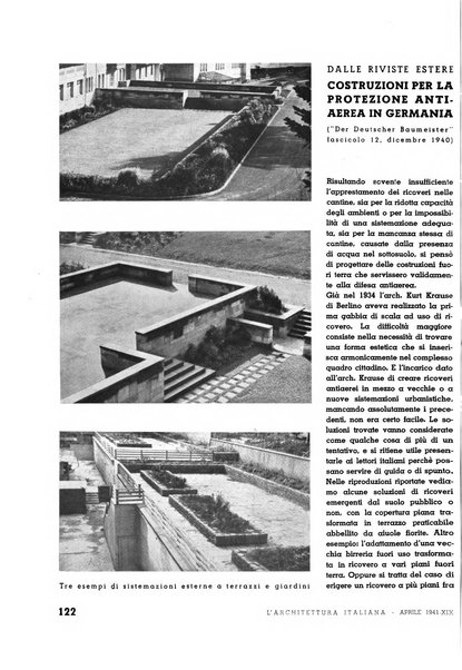 L'architettura italiana periodico mensile di costruzione e di architettura pratica