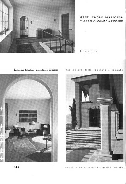 L'architettura italiana periodico mensile di costruzione e di architettura pratica