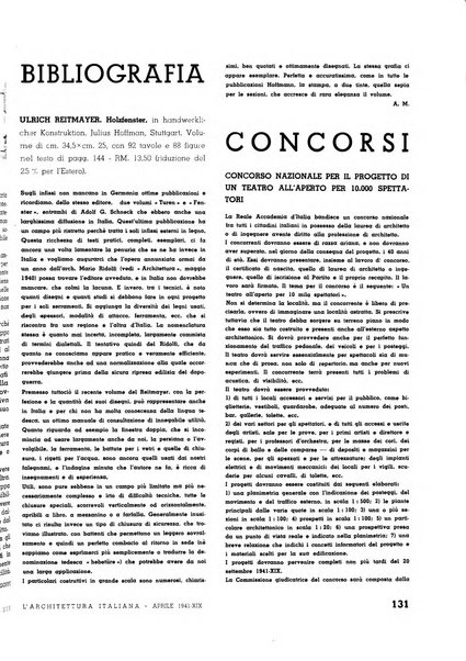 L'architettura italiana periodico mensile di costruzione e di architettura pratica