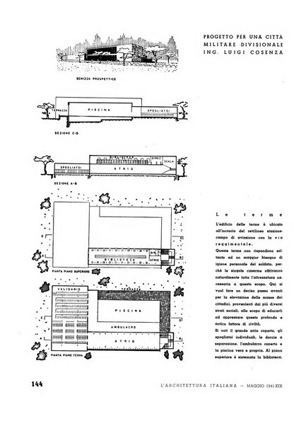 L'architettura italiana periodico mensile di costruzione e di architettura pratica