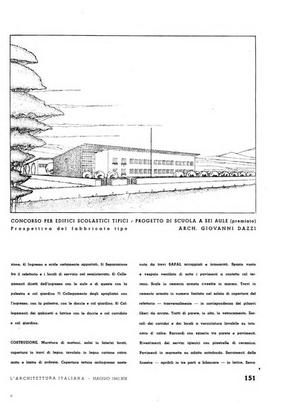 L'architettura italiana periodico mensile di costruzione e di architettura pratica