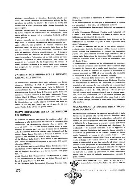 L'architettura italiana periodico mensile di costruzione e di architettura pratica