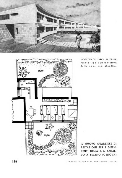 L'architettura italiana periodico mensile di costruzione e di architettura pratica